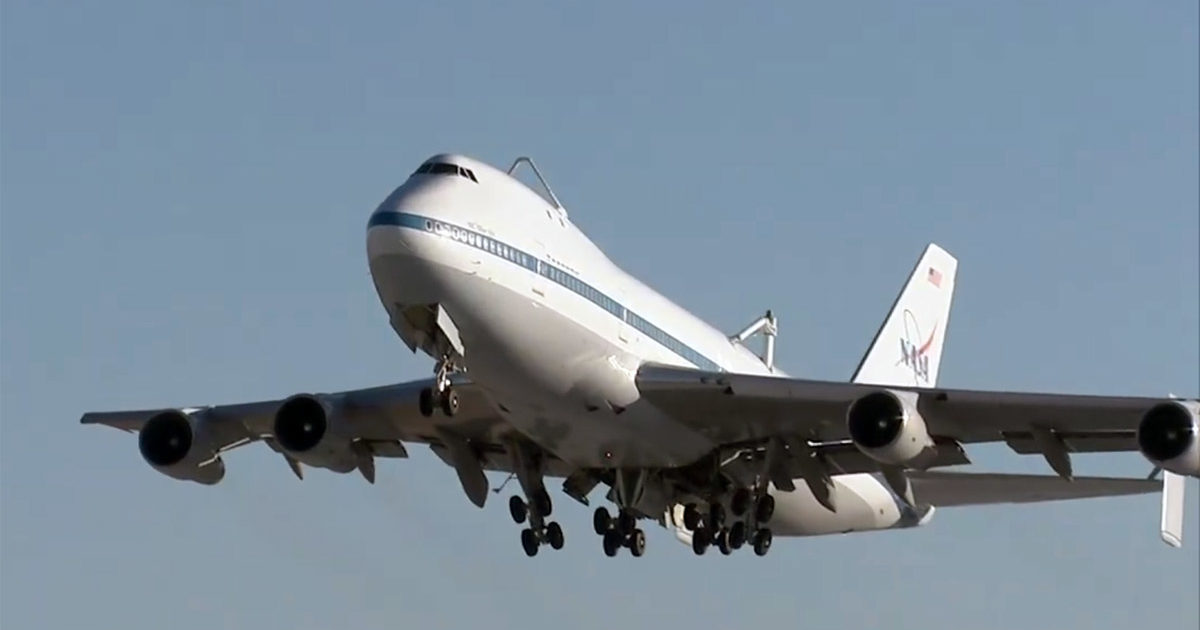 NASA's Boeing 747, Shuttle Carrier Departs Dryden - World Of Aviation