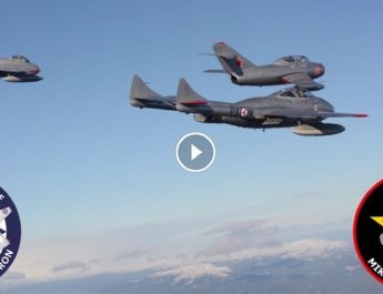 Mig-15 and DH Vampires - The Norwegian Air Force Historical Squadron