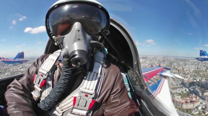 360° Video Of “Russian Knights” and “Swifts"