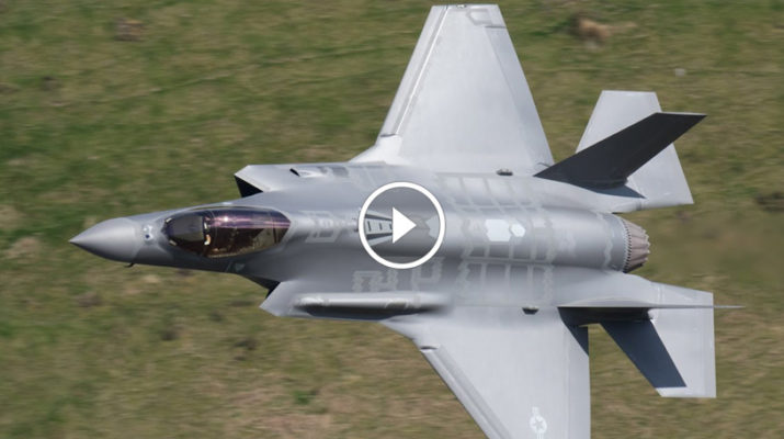 USAF F-35 Has Flown For The First Time Through Mach Loop