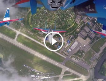 Russian Knights At MAKS 2017