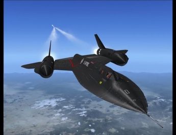SR-71 Blackbird Stealth Plane