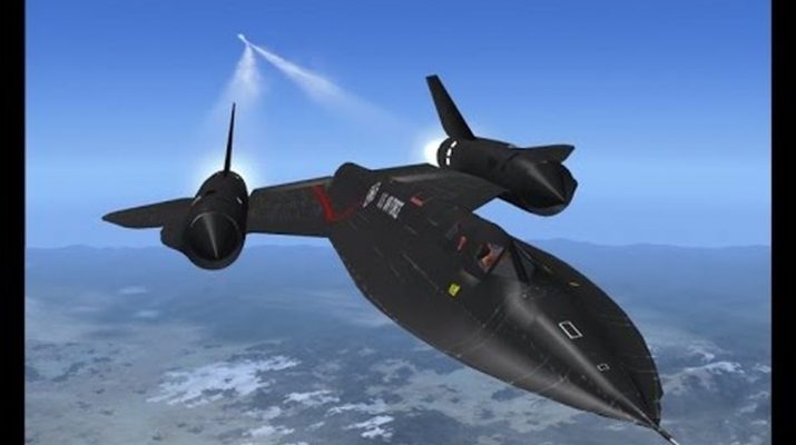SR-71 Blackbird Stealth Plane