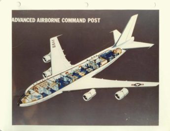 National Emergency Airborne Command Post internal configuration, April 1976. Photo US Department of Defense