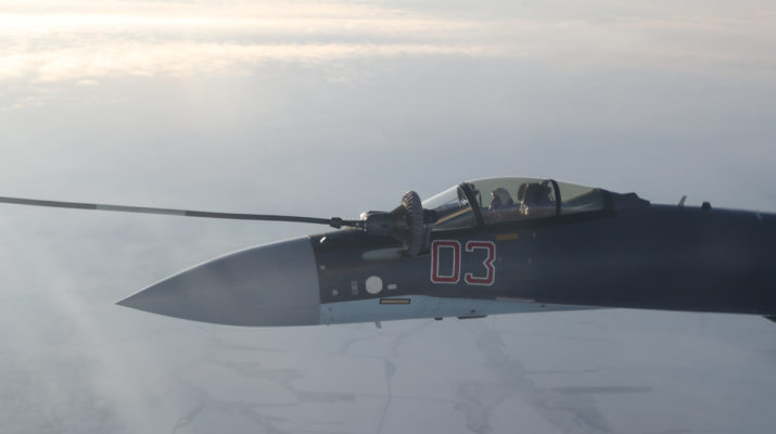 Sukhoi Su-35 refueling