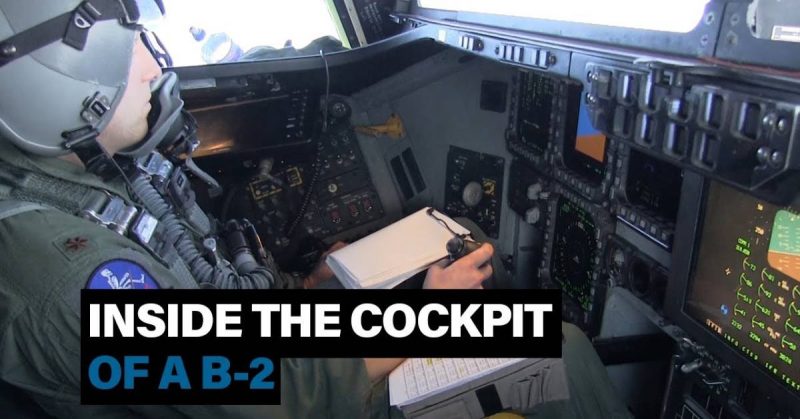 Step inside the cockpit of a B-2 stealth bomber - World Of Aviation