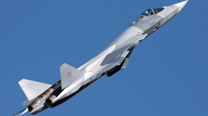 Sukhoi Su-57, take off - photo UAC